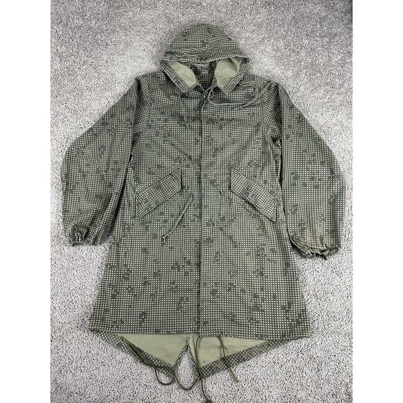 Vintage US Military Parka Jacket Mens S Desert Night Camo Hooded Tennier 80s - Picture 2 of 11